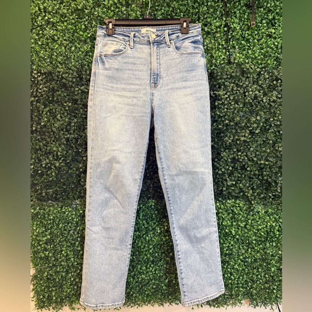 Stylish Light Blue Women's Straight Leg Jeans